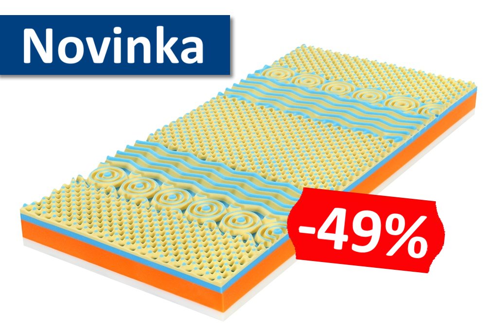 Favorit Komfort 3D Matrace s paměťovou a studenou pěnou