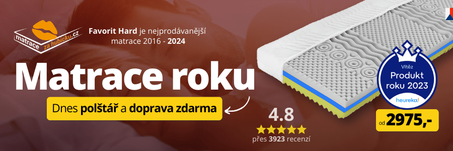 Matrace Favorit Hard 18 je matrace roku