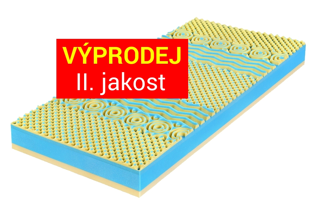 Favorit GT - 200x100x20, 20cm tvrdší s paměťovou pěnou |_ušpiněno při přepravě