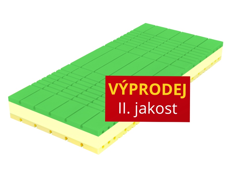 Magnum Clima - 200x90cm extra vzdušná matrace s ochranou proti roztočům a bakteriím | II. jakost