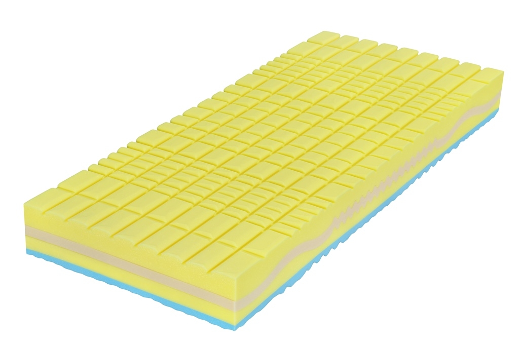 Ergo Flex 2017 - 22cm tuhá ortopedická matrace se studenou pěnou | poslední kus 195x80cm + polštář zdarma