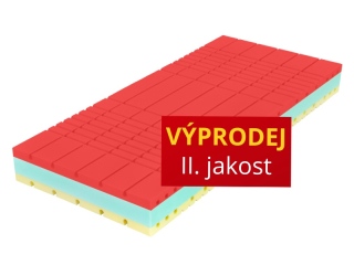 Herkules Clima - 200x140cm vysoce vzdušná tuhá matrace | II. jakost, ušpiněno z přepravy