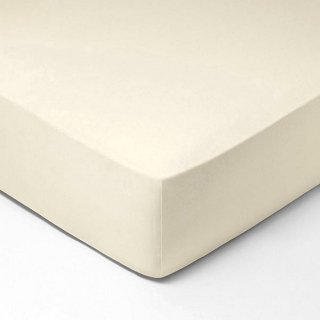 Bavlněné Jersey prostěradlo KRÉMOVÉ