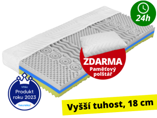 matrace Favorit Hard 18 200x180cm