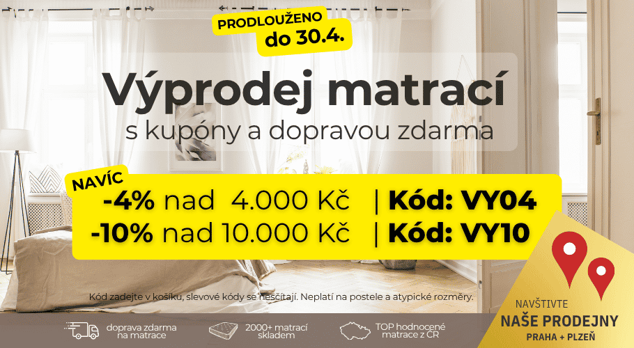 vyprodej matrací