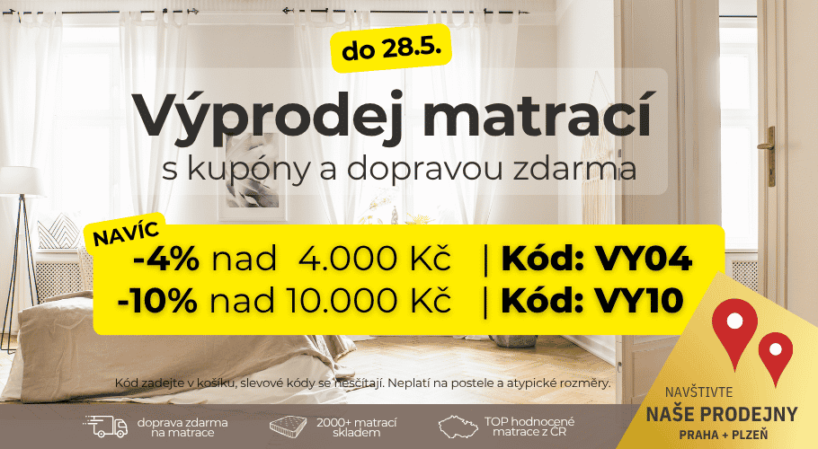 vyprodej matrací